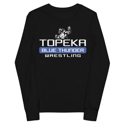 Topeka Blue Thunder Wrestling Youth long sleeve tee