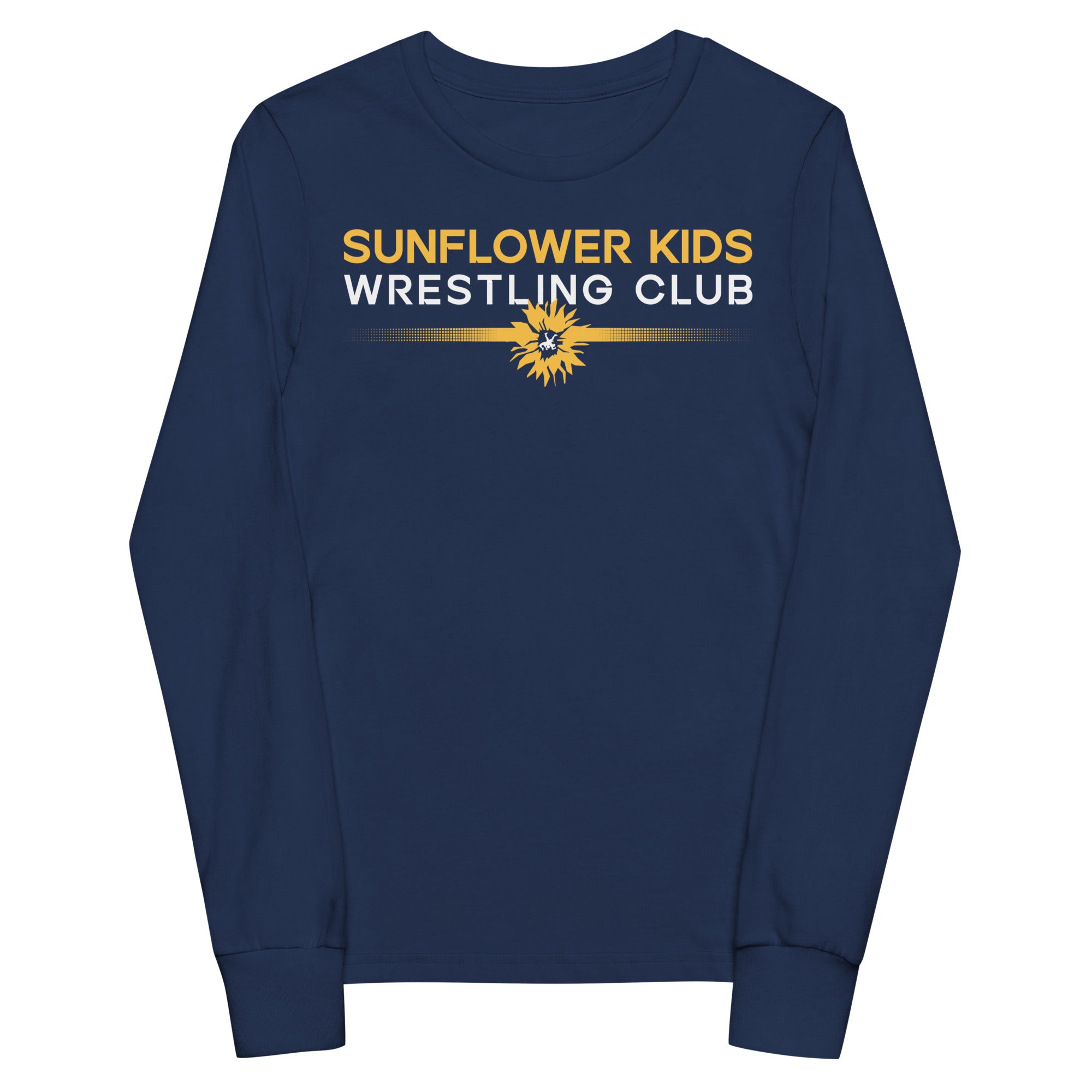 Sunflower Kids Wrestling Club Youth Long Sleeve Tee