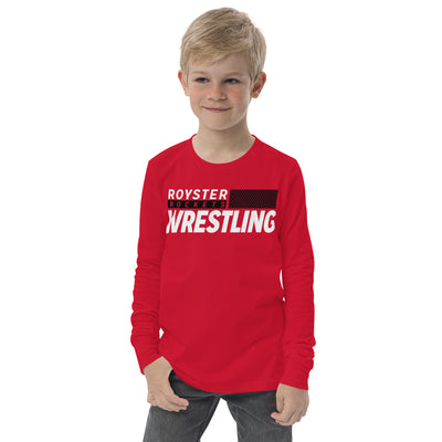 Royster Rockets Wrestling Youth Long Sleeve Tee