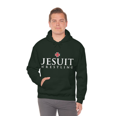 Strake Jesuit Wrestling Forest Unisex Heavy Blend™ Hooded Sweatshirt