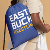 East Buchanan Wrestling All-Over Print Drawstring Bag