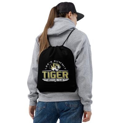 Lees Summit Tiger Wrestling Club All-Over Print Drawstring Bag