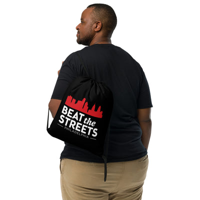 Beat the Streets Philadelphia All-Over Print Drawstring Bag