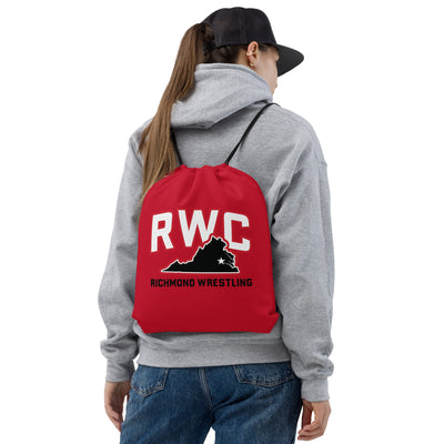 Richmond Wrestling Club All-Over Print Drawstring Bag
