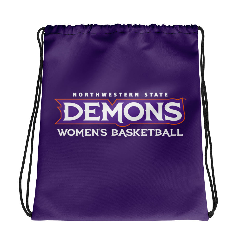 Northwestern Basketball Drawstring bag