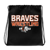 Braves Wrestling Drawstring Bag