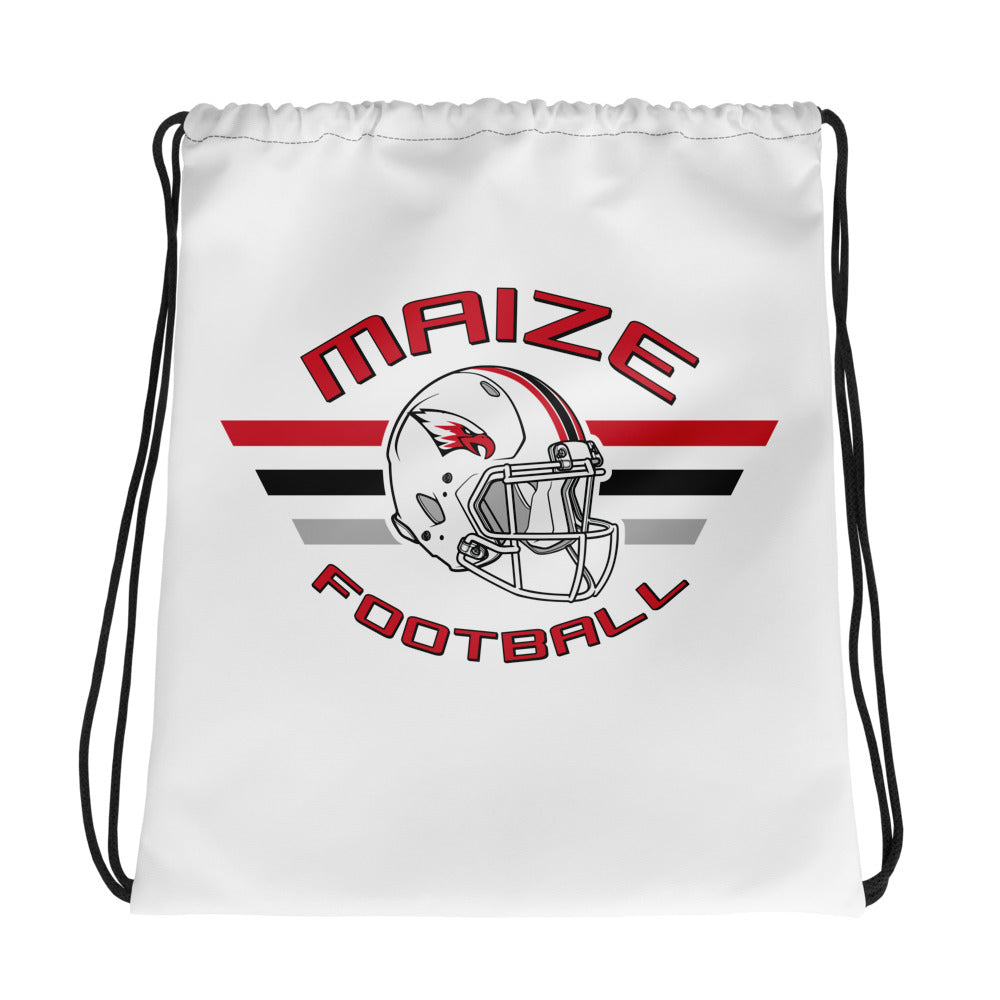 Maize Football Drawstring bag
