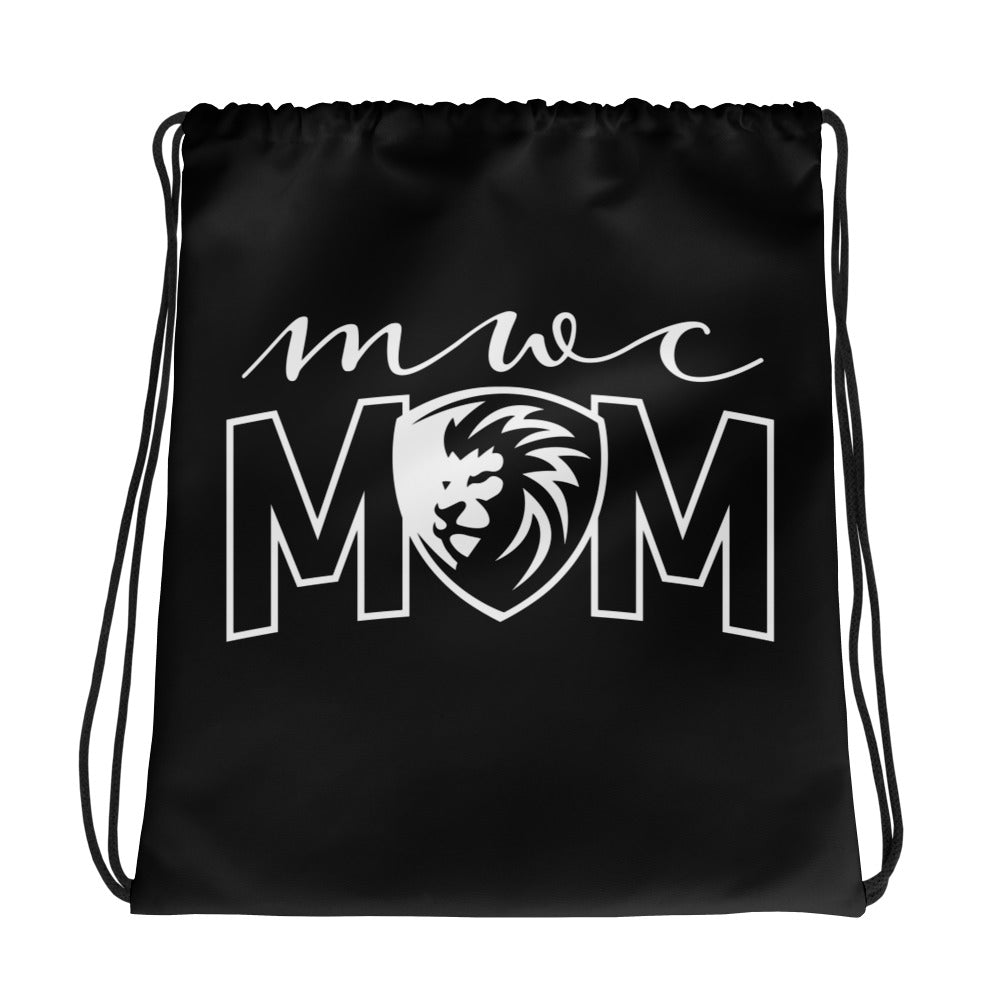 MWC Wrestling Academy 2022 Mom Drawstring bag