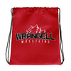 Wrangell Wrestling All-Over Print Drawstring Bag v2