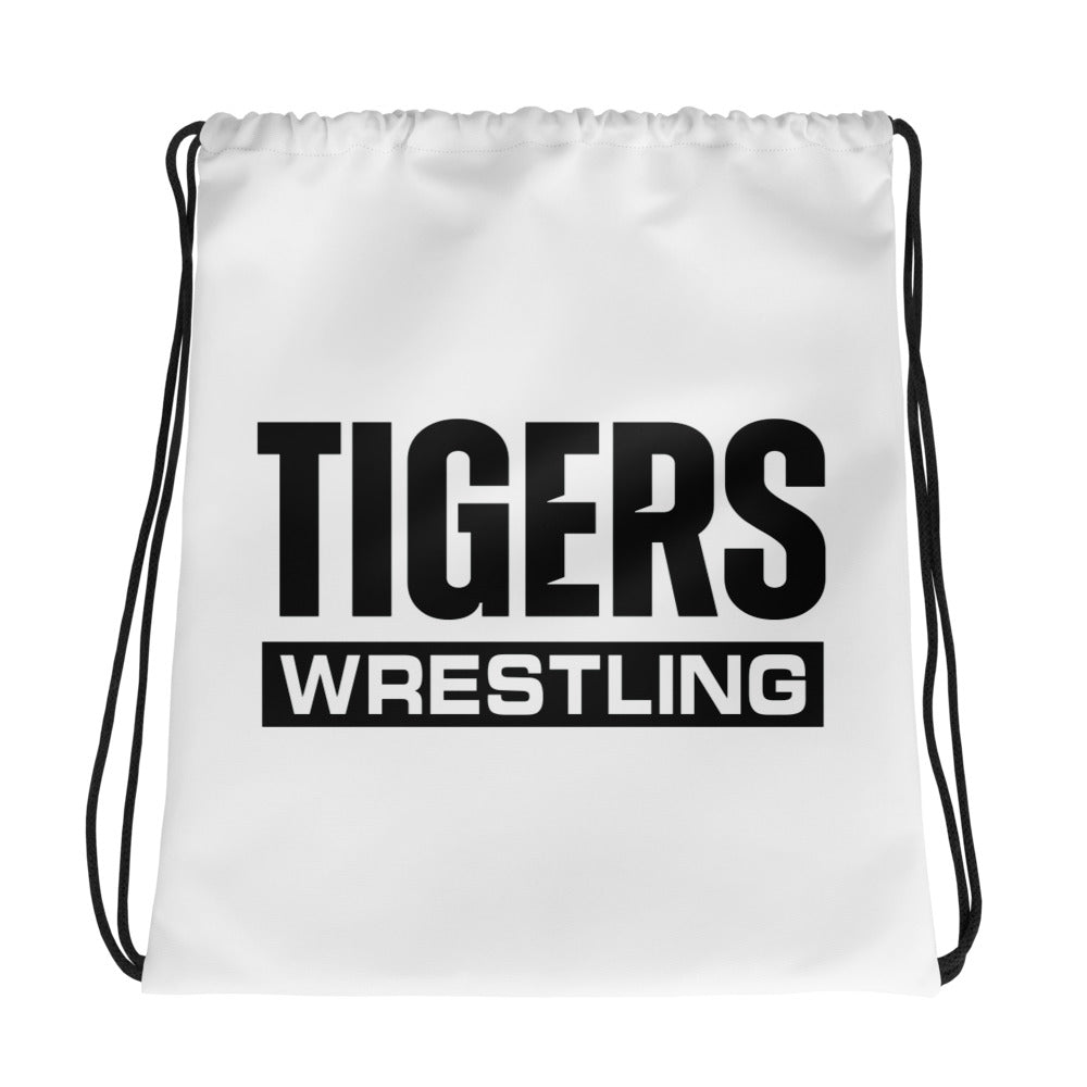 Plattsburg High School Wrestling All-Over Print Drawstring Bag