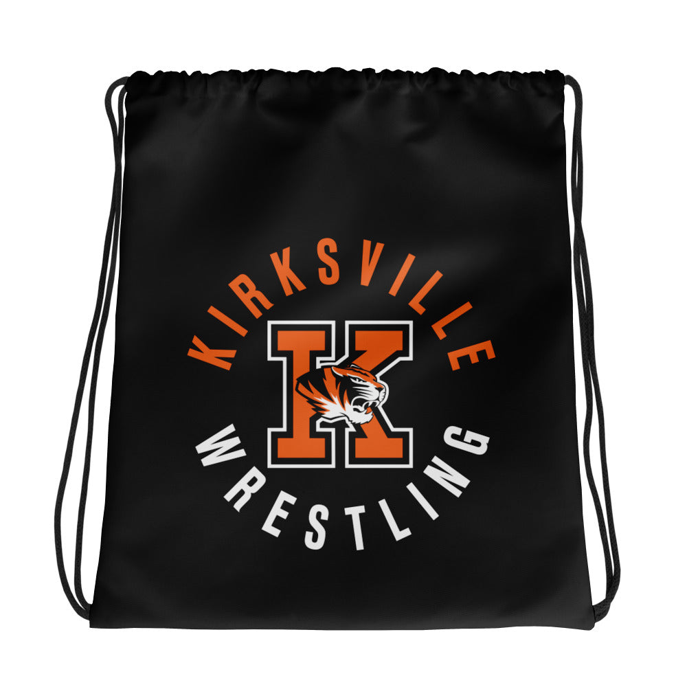 Kirksville Wrestling Club All-Over Print Drawstring Bag