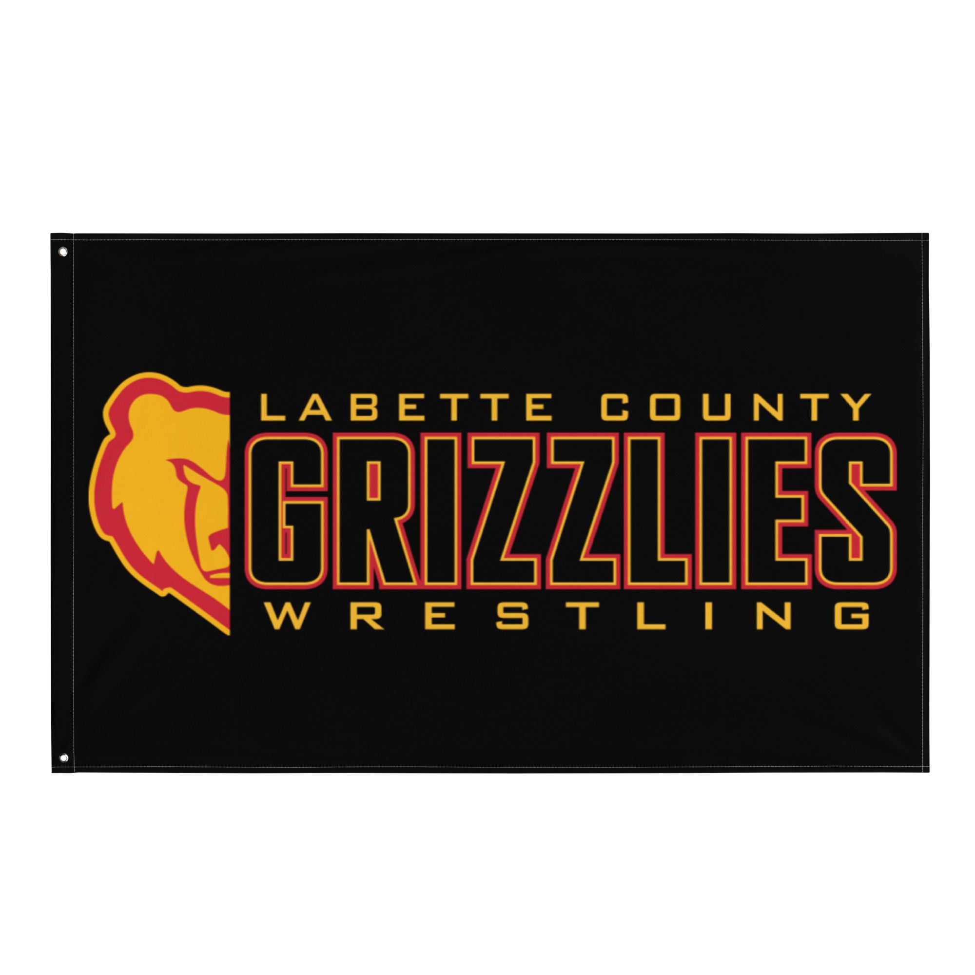 Labette County Wrestling All-Over Print Flag