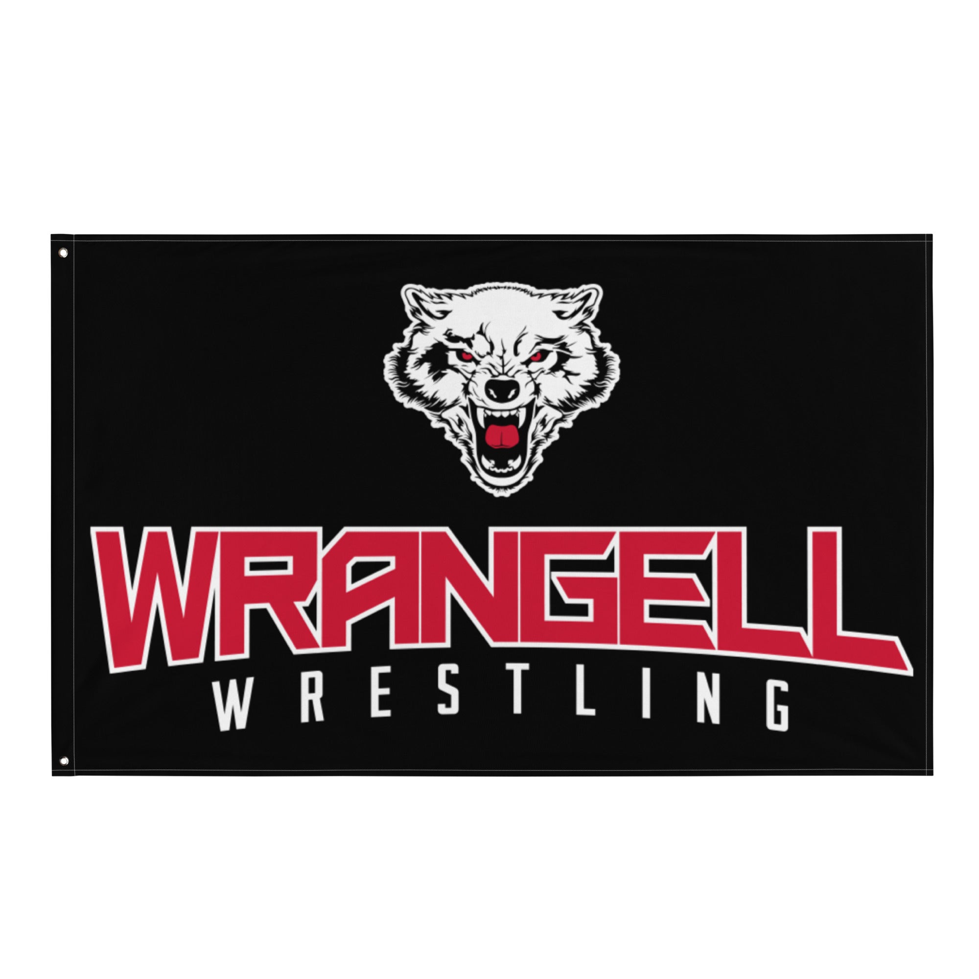 Wrangell Wrestling All-Over Print Flag