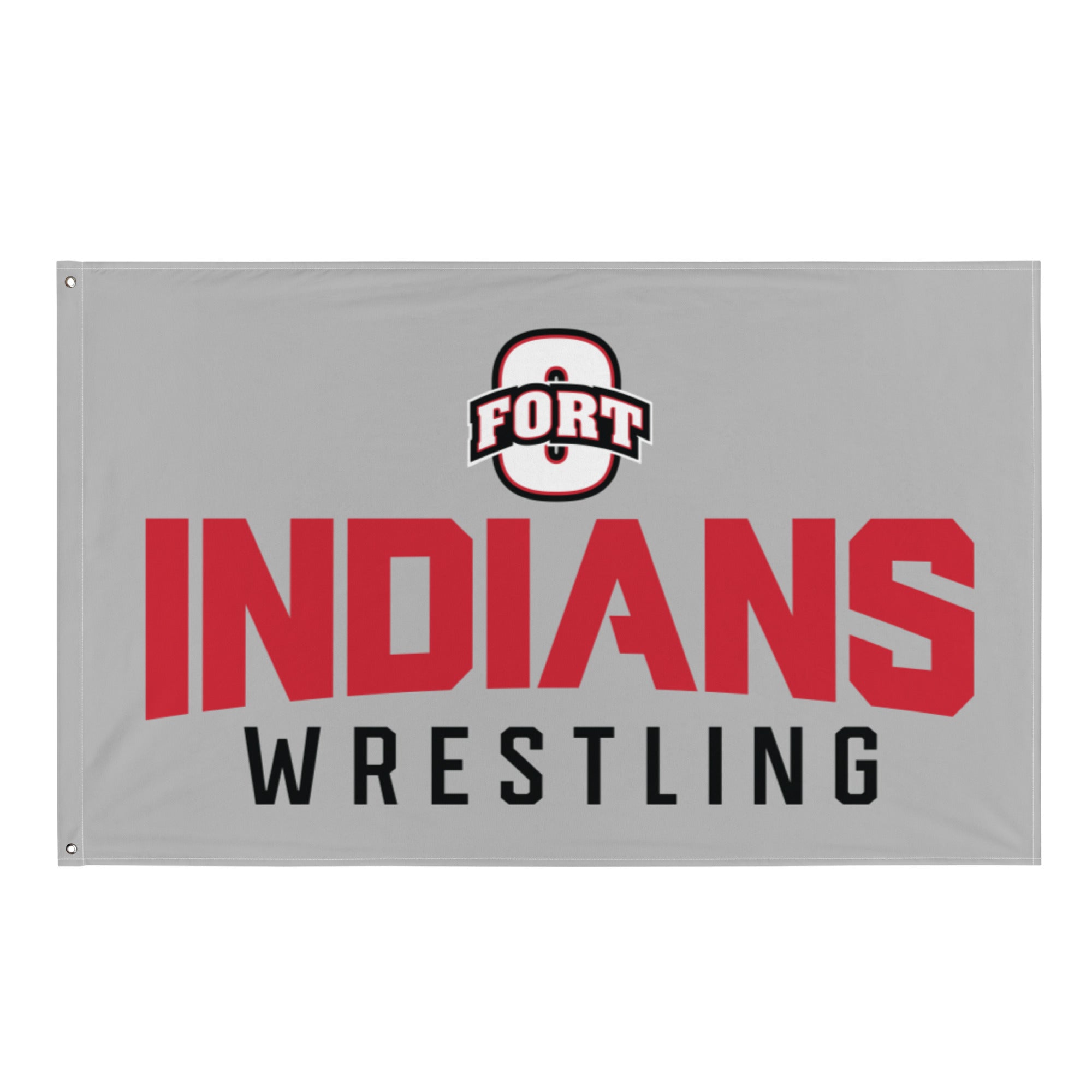 Fort Osage Wrestling Indians Wrestling All-Over Print Flag