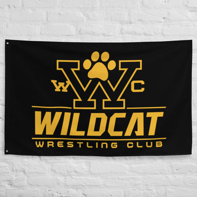 Wildcat Wrestling Club  All-Over Print Flag