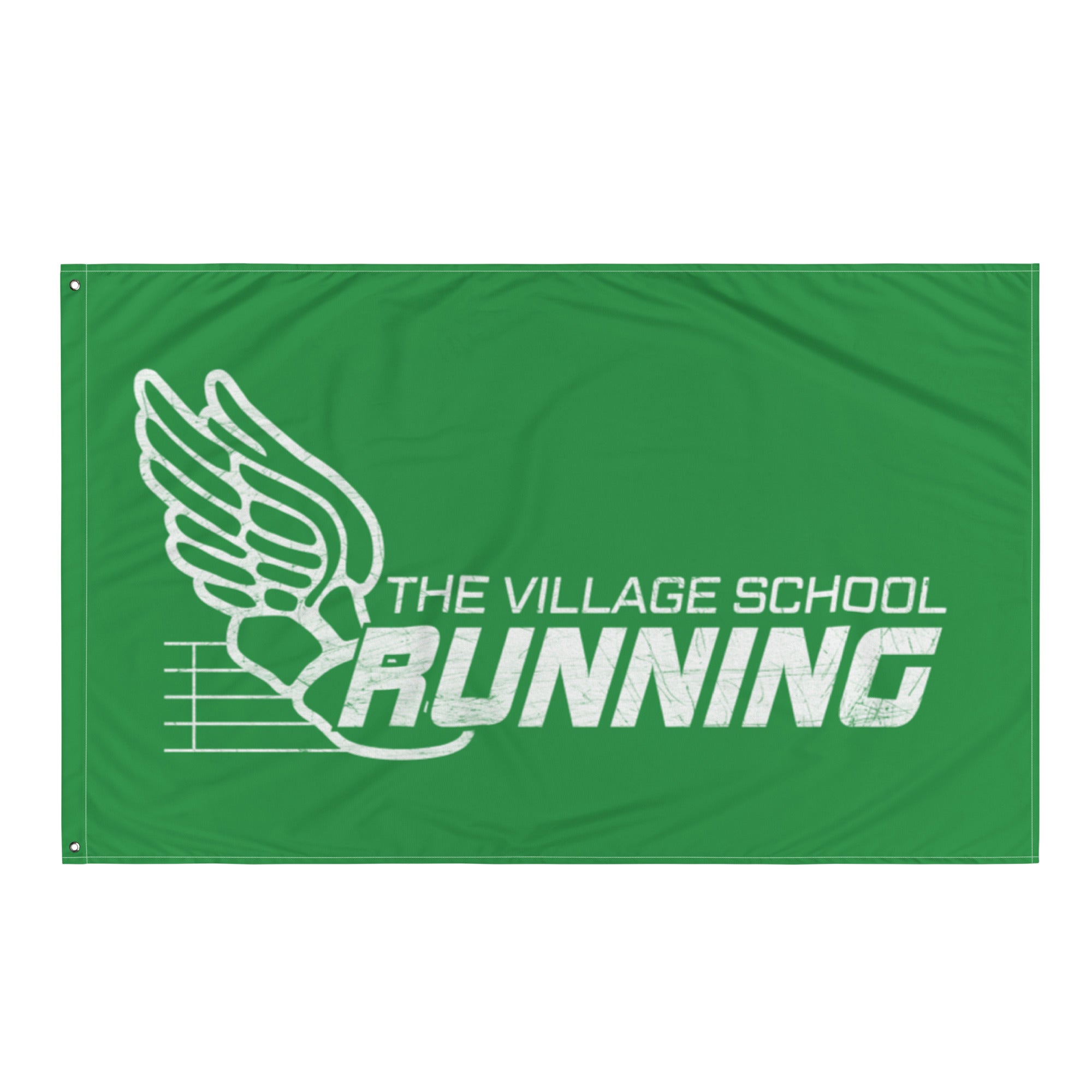 The Village School Running All-Over Print Flag