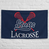 Stags Lacrosse Royal All-Over Print Flag