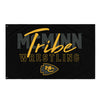 McMinn Tribe Wrestling Club  Black All-Over Print Flag