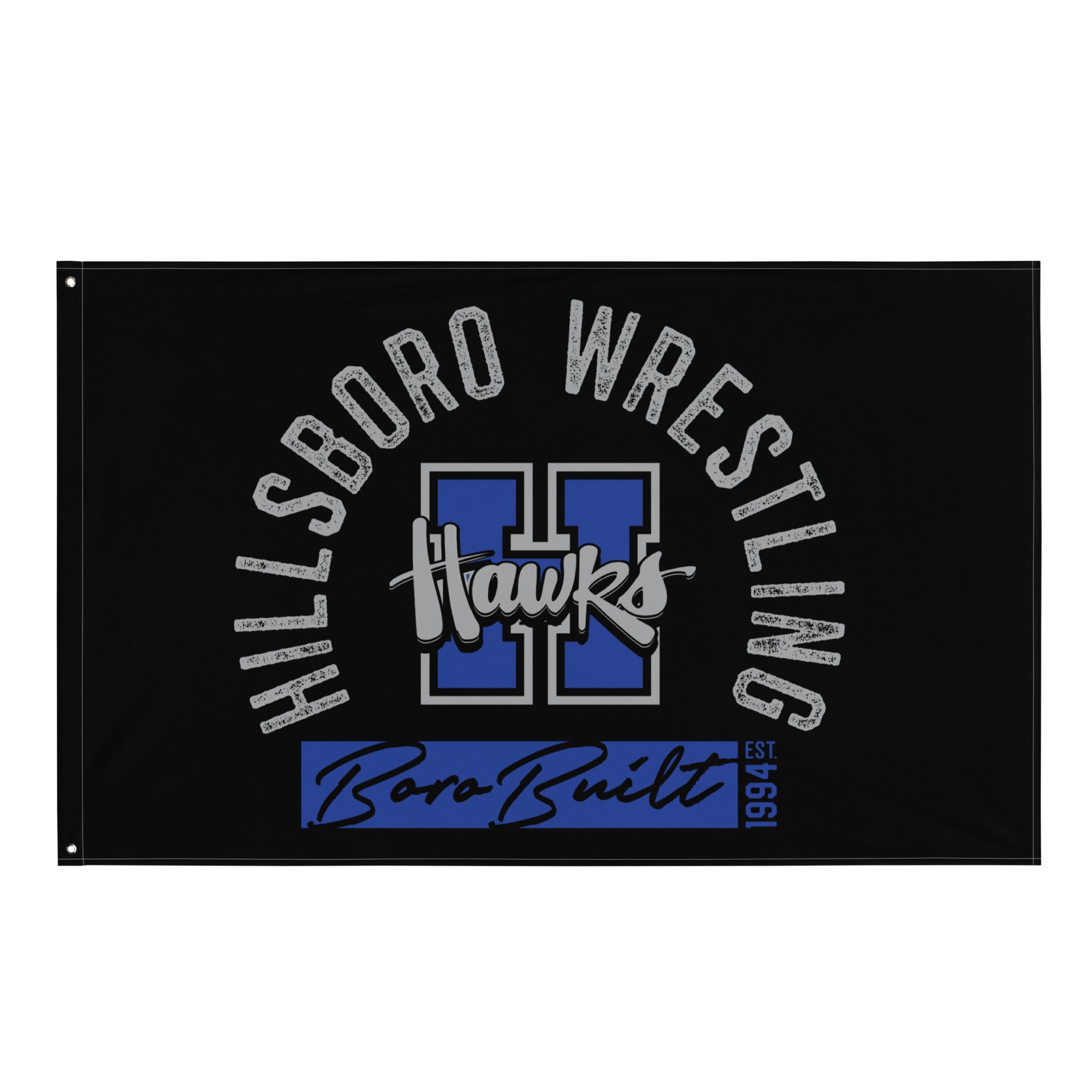 Hillsboro High School  Wrestling All-Over Print Flag