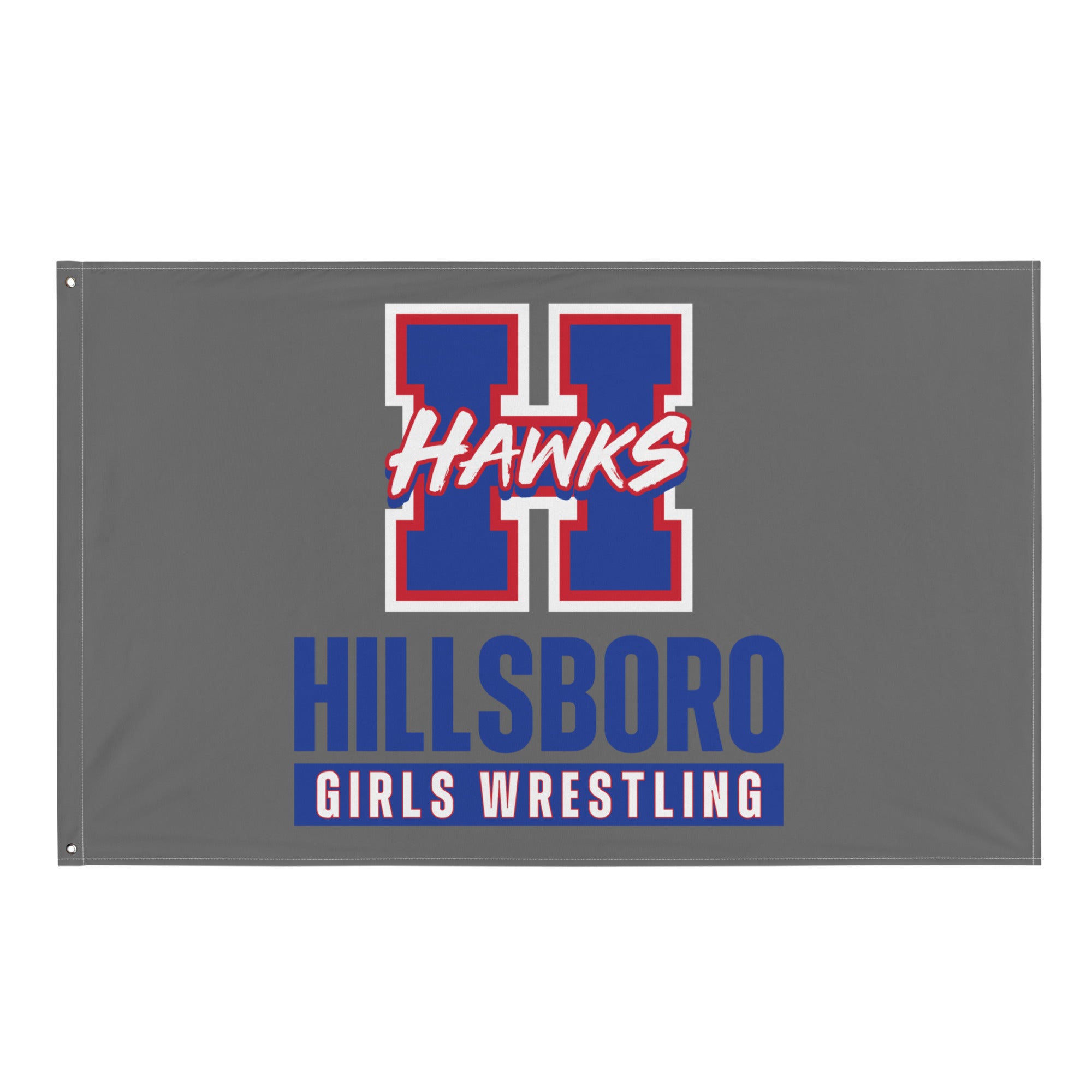 Hillsboro High School  Girls Wrestling All-Over Print Flag