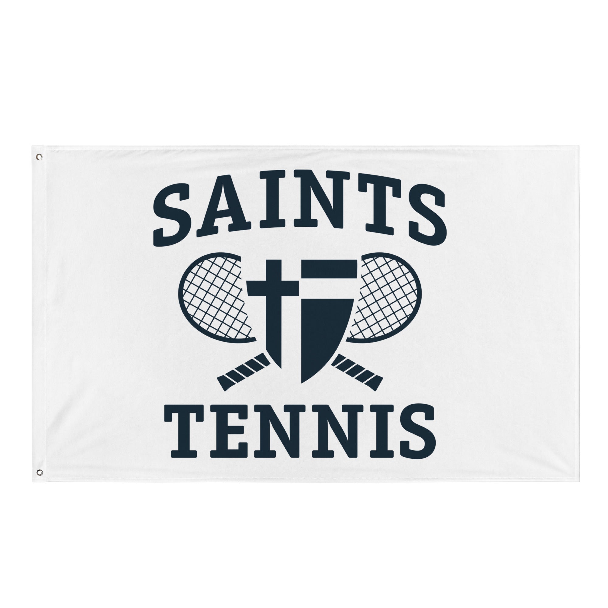 Saint Thomas Aquinas Tennis All-Over Print Flag