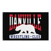 Danville Wrestling Club Black All-Over Print Flag