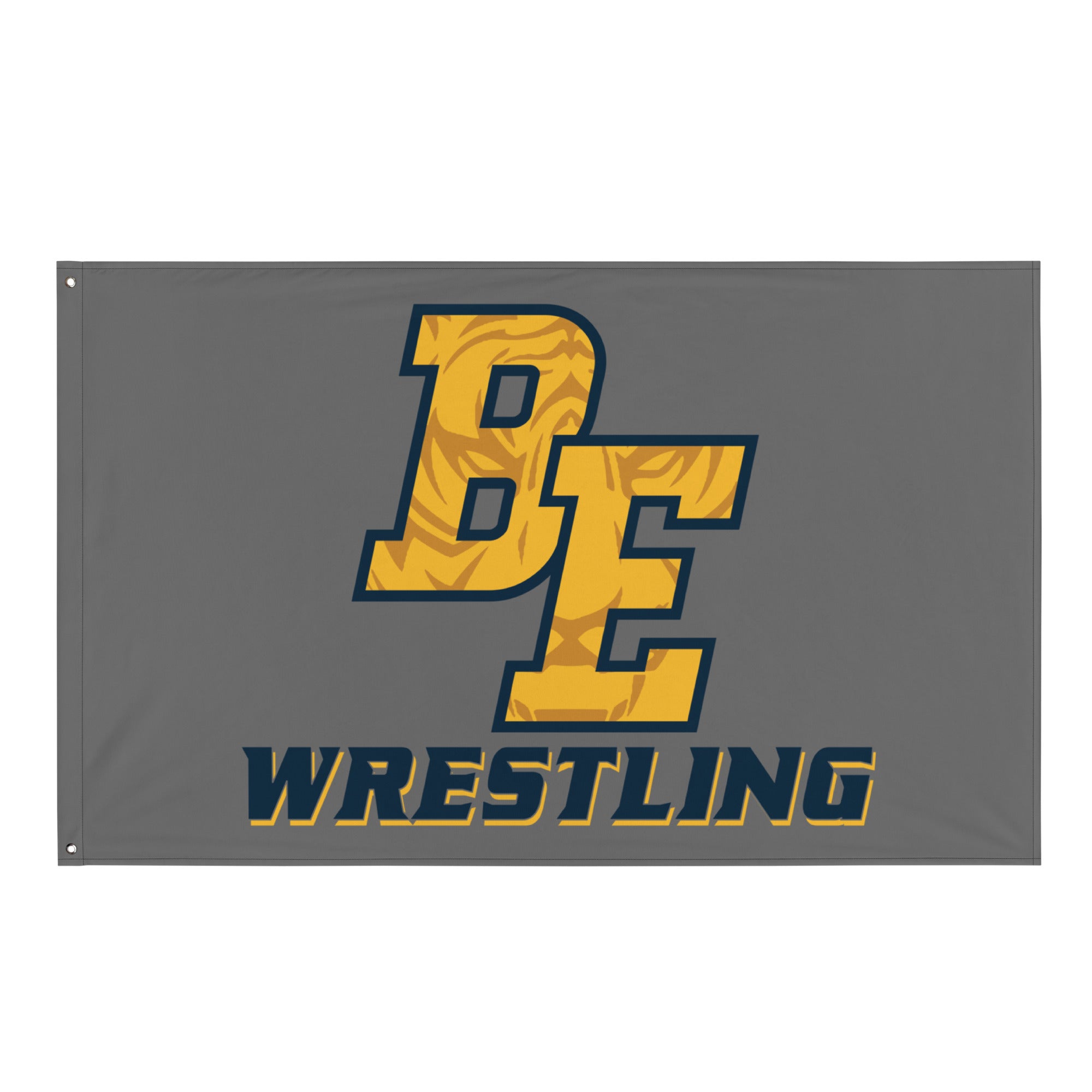 Burlington-Edison HS Wrestling BE Design  All-Over Print Flag
