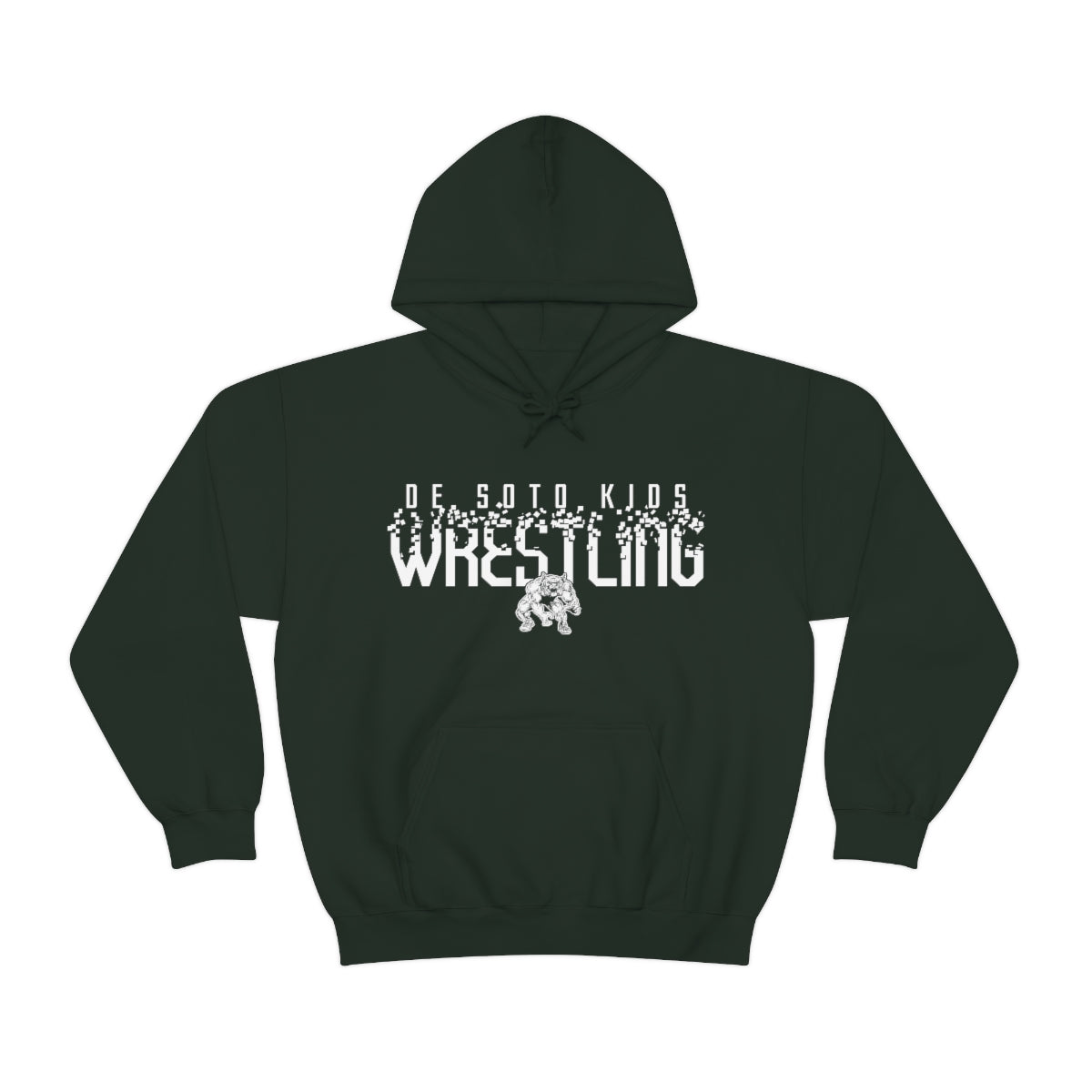 De Soto Kids Wrestling Forest Unisex Heavy Blend™ Hooded Sweatshirt
