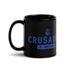 Crusader Jr. Wrestling 2 Black Glossy Mug