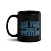 Oak Park Northmen Wrestling Black Glossy Mug