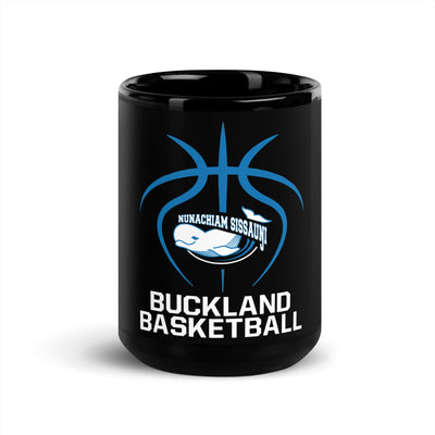 Buckland Basketball Black Glossy Mug