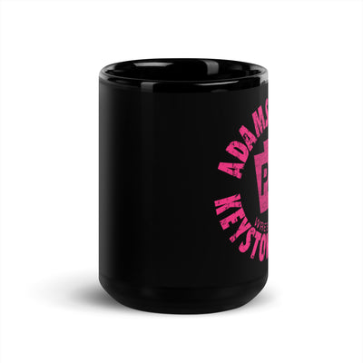 Keystone Stars Wrestling Club Pink Black Glossy Mug