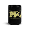 Penn Manor  Black Glossy Mug