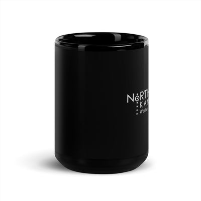 North Kansas City Water Services  Black Glossy Mug