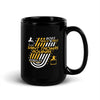 Saint Thomas Aquinas Track & Field Hurdles Black Glossy Mug