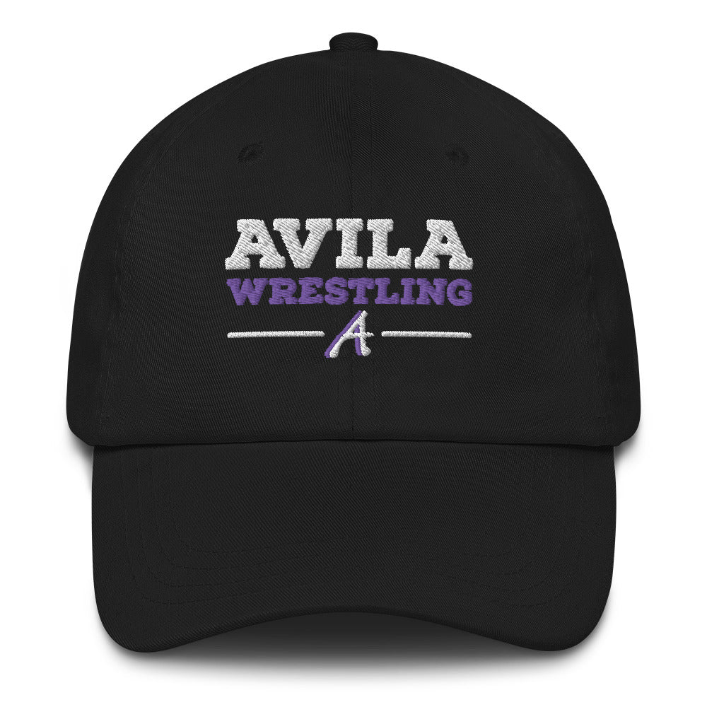 Avila Wrestling Banner Design Dad Hat
