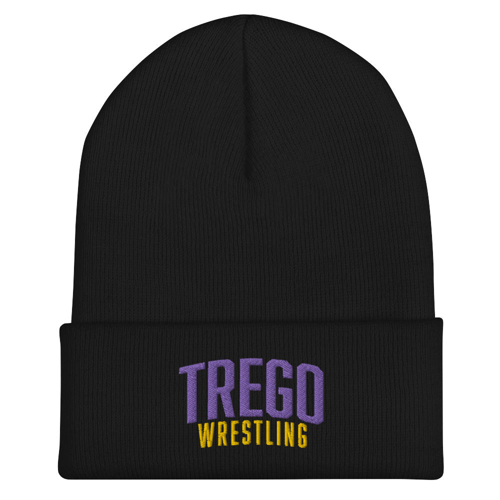 Trego Community High School Wrestling Cuffed Beanie