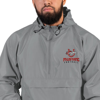 Palmetto Middle Football Embroidery-Grey Embroidered Champion Packable Jacket