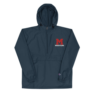 M Wrestling Embroidered Champion Packable Jacket