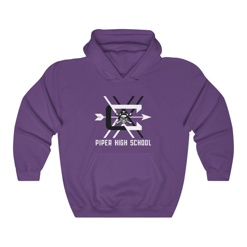 Piper High School Pirates XC Unisex Heavy Blend™ Hooded Sweatshirt
