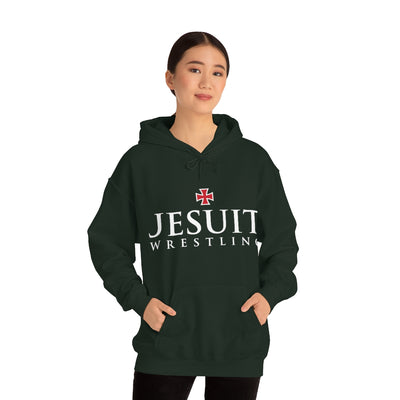 Strake Jesuit Wrestling Forest Unisex Heavy Blend™ Hooded Sweatshirt