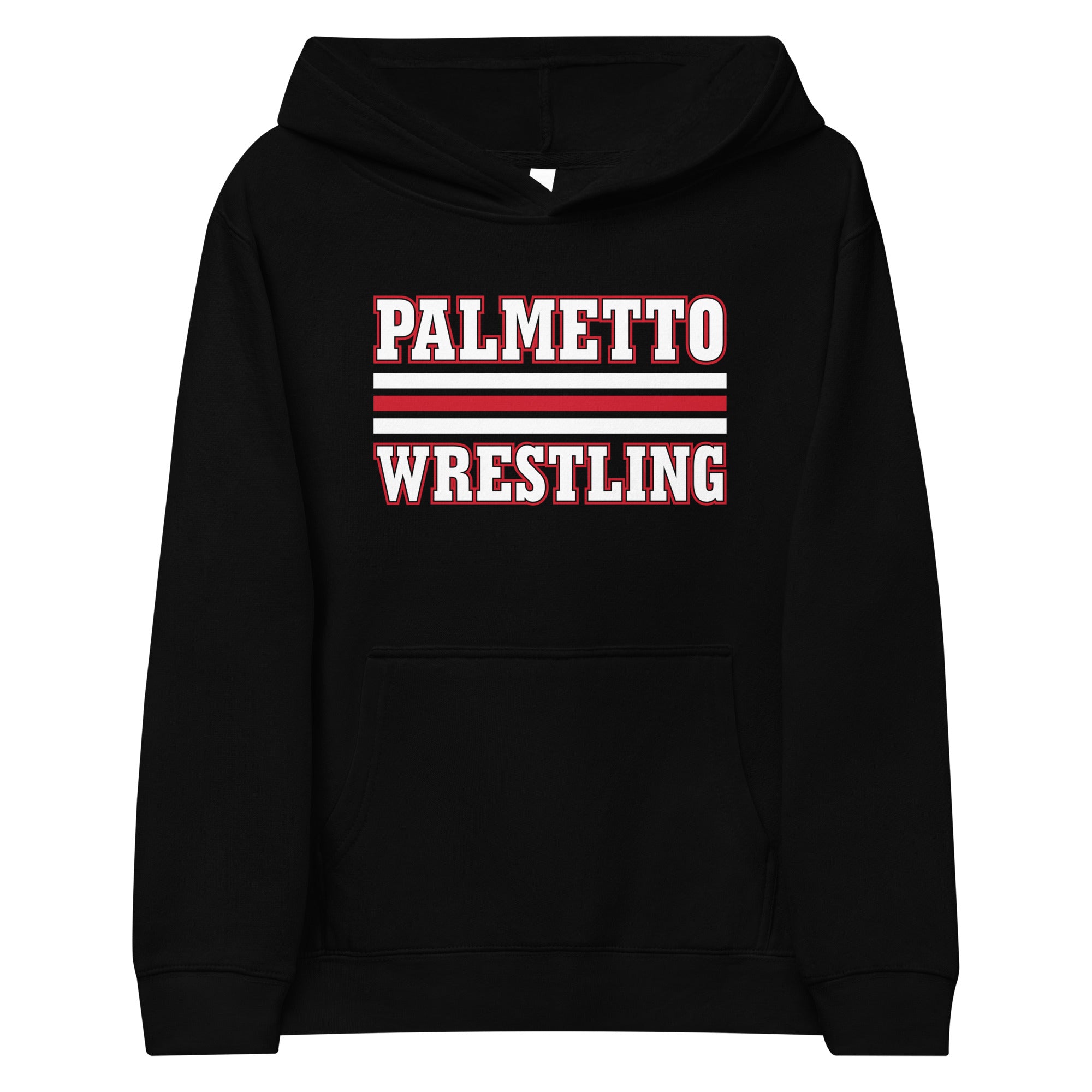 Palmetto Wrestling  Stripes Kids Fleece Hoodie