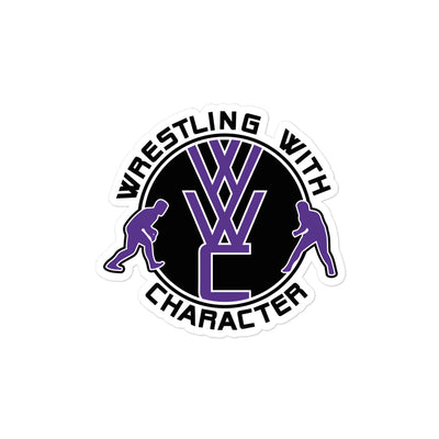 Wrestling With Character  Kiss Cut Stickers