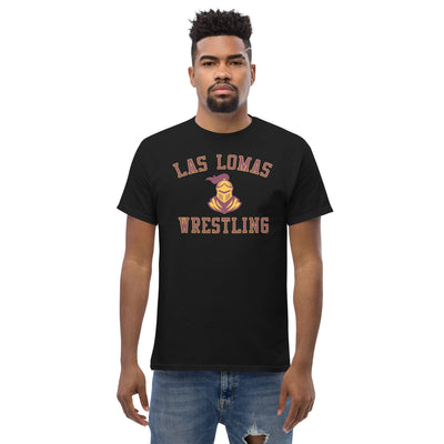 Las Lomas Wrestling Black Mens Classic Tee