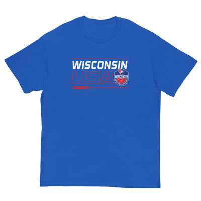 Wisconsin Wrestling Federation Wrestling 2023 Stack Mens Classic Tee