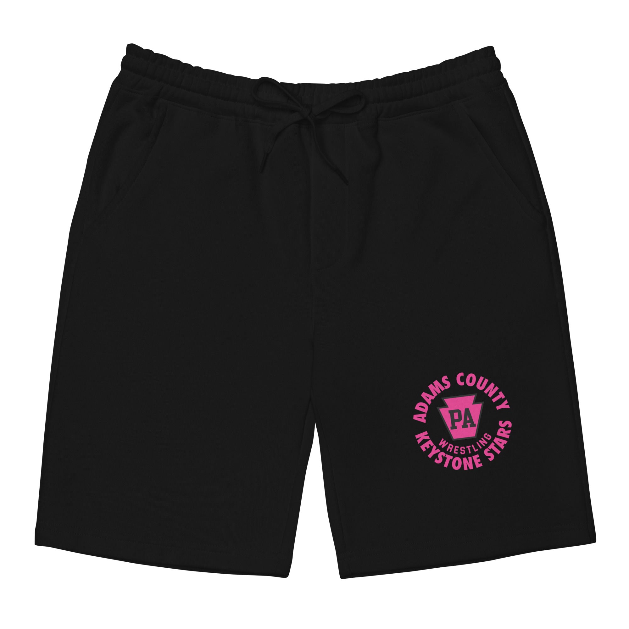 Keystone Stars Wrestling Club Pink Mens Fleece Shorts
