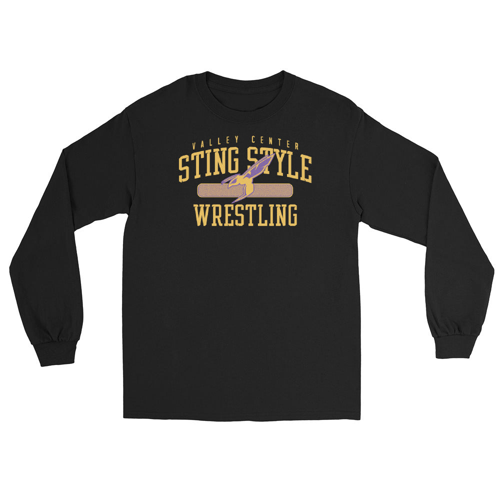 Valley Center Wrestling Club Banner Men's Long Sleeve Shirt