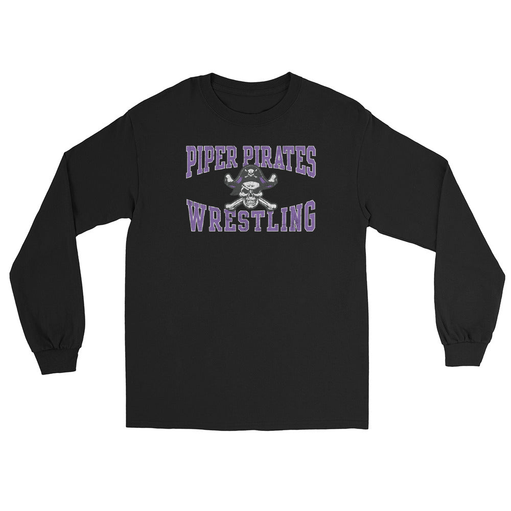 Piper Wrestling Club Men’s Long Sleeve T-Shirt