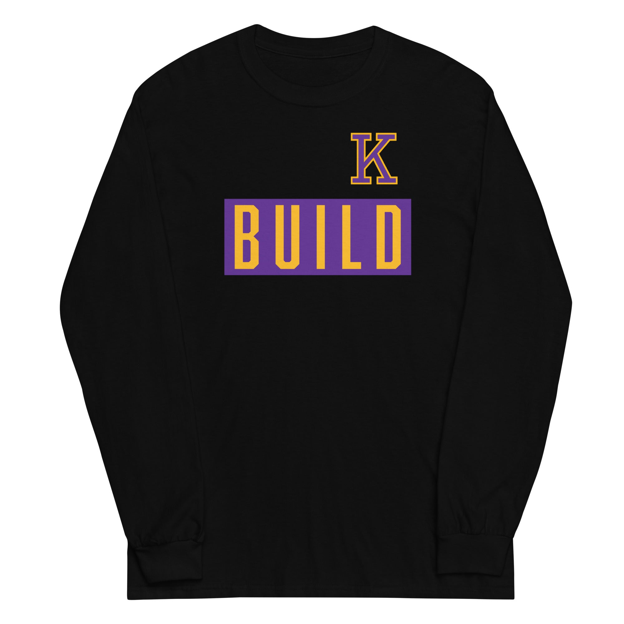 Kearney High School Wrestling K Build Mens Long Sleeve Shirt