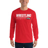Palmetto Wrestling  Red Design Mens Long Sleeve Shirt